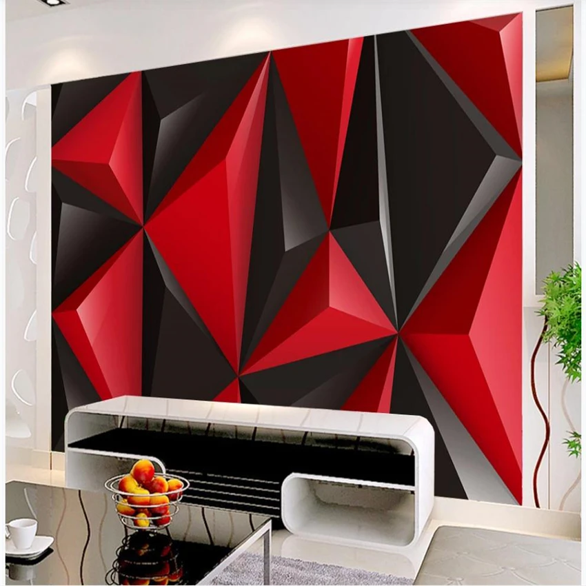 

Custom any size geometry wallpapers Painting Wallpaper For Living Room Bedroom Wall Decor Papel De Parede