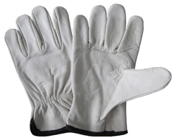 Guanto da lavoro in pelle Driver meccanica scintille di fiamma guanto per saldatura TIG MIG a prova di fuoco Top Grain Cow Calfskin Safety