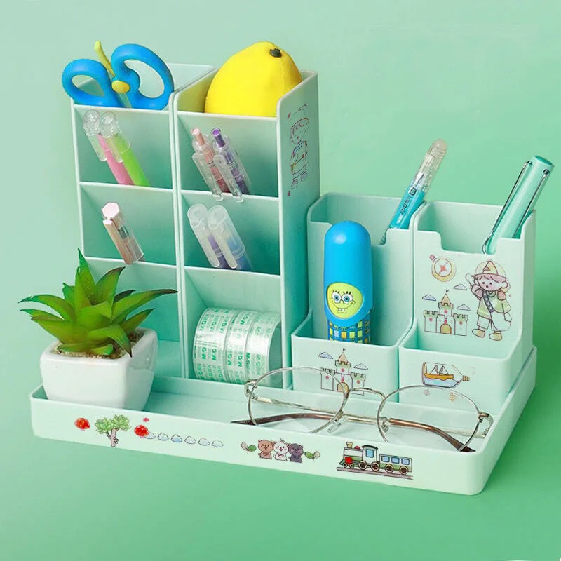 Bàn Làm Việc Phụ Kiện Tổ Chức Bút Bút Chì Nồi Hộp Lưu Trữ Máy Tính Để Bàn Người Tổ Chức Đứng Dành Cho Bút Ốp Lưng Đồ Văn Phòng Ban Tổ Chức
