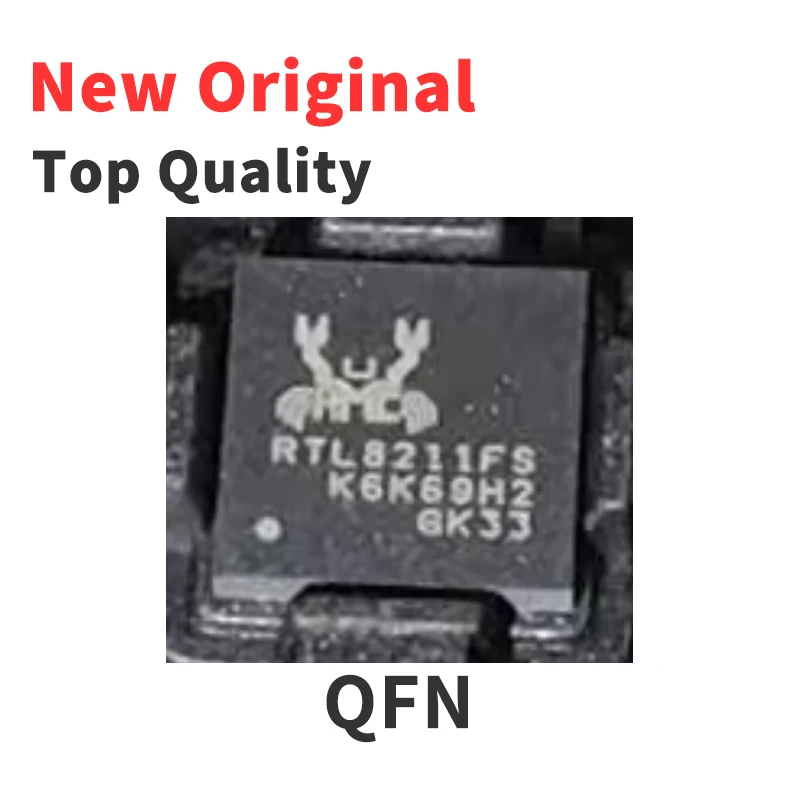 (1 Piece) RTL8125BG RTL8821CS RTL8211F RTL8211FS RTL8723DS RTL8111F RTL8111H RTL8111H-VB RTL8111G -CG QFN New Original