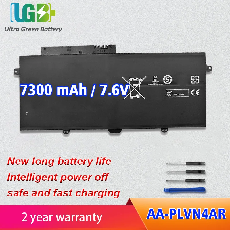 

UGB New AA-PLVN4AR Battery for SAMSUNG NP-940X3G NP-910S5J NP-930X3G 940X3G NP910S5J 1588-3366 BA43-00364A