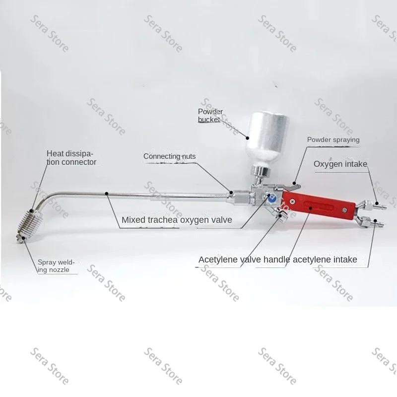 Factory Price Metal Powder Spray Welding Torch,Oxygen Acetylene Flame Welding Gun Spray Torch Spitfire Torch
