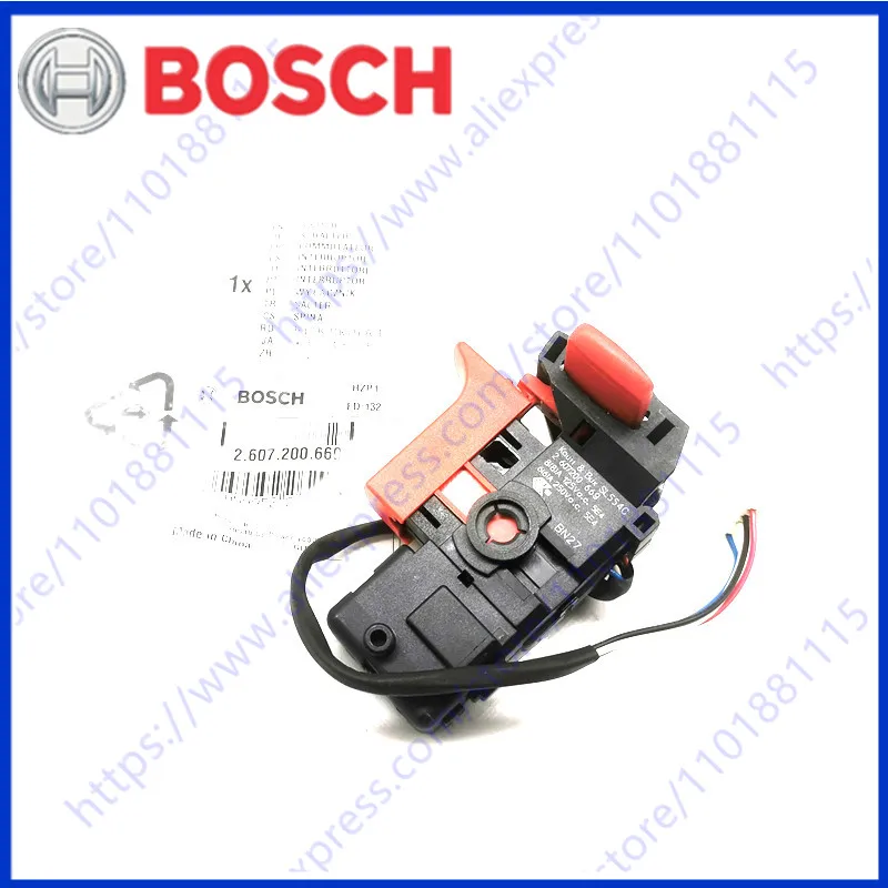 

Переключатель 2607200669 для BOSCH GST1400BCE GST140BCE GST140CEbare GST150BCE GST160BCE GST75BE GST850BE GST90BE