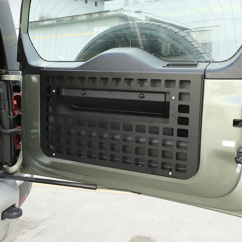 

For Land Rover Defender 110 2020-2024 Aluminum alloy Car Luggage RackStorage Bag Shelf Hanging Bag Rack Car Accessories