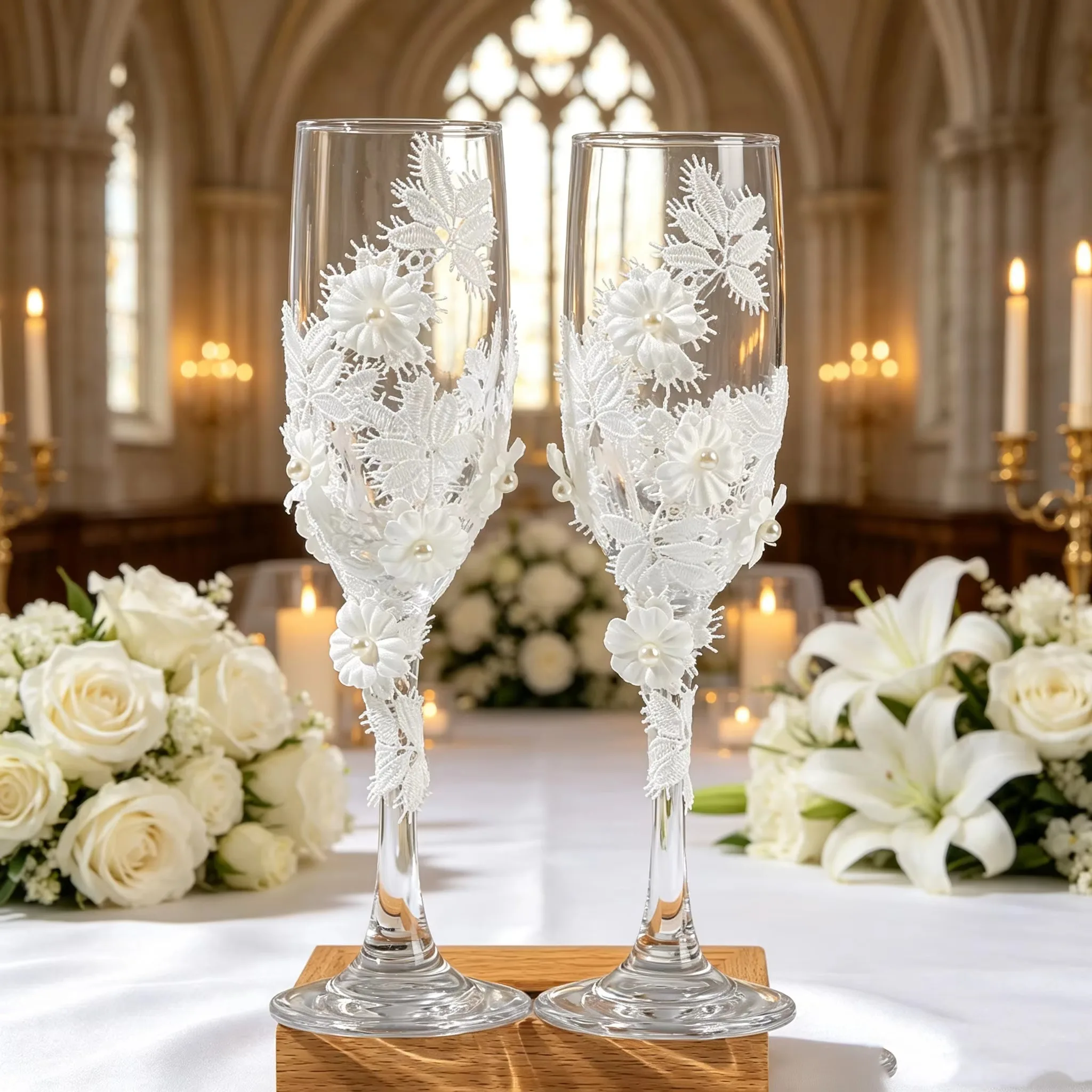 conjunto-de-2-tacas-de-champanhe-para-brindes-de-casamento-taca-decorada-com-renda-branca-motivos-florais-e-perolas-presente-para-a-noiva-o-noivo-aniversario-de-casamento-ou-festa