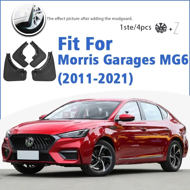 

Mudguards for darris garages mg6 2011-2021 front rear 4pcs mudguard auto styline spark fender guard car accessories