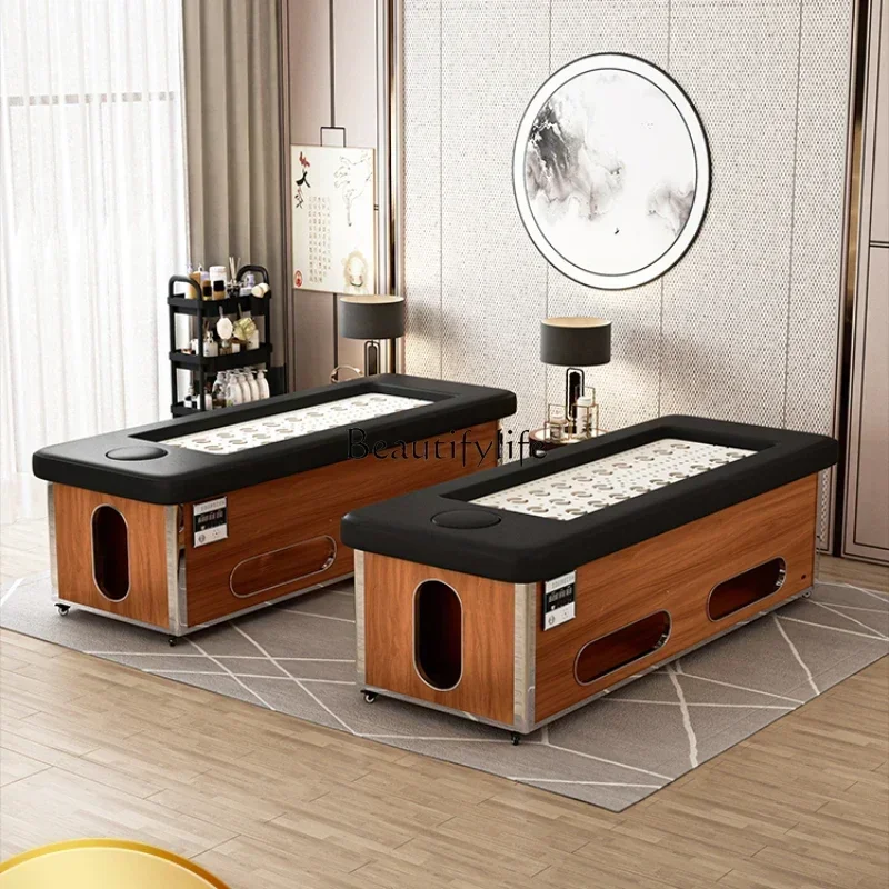 Automatic Intelligent Smoke-Free Whole Body Open Fire Moxibustion Bed for Home Beauty Salon