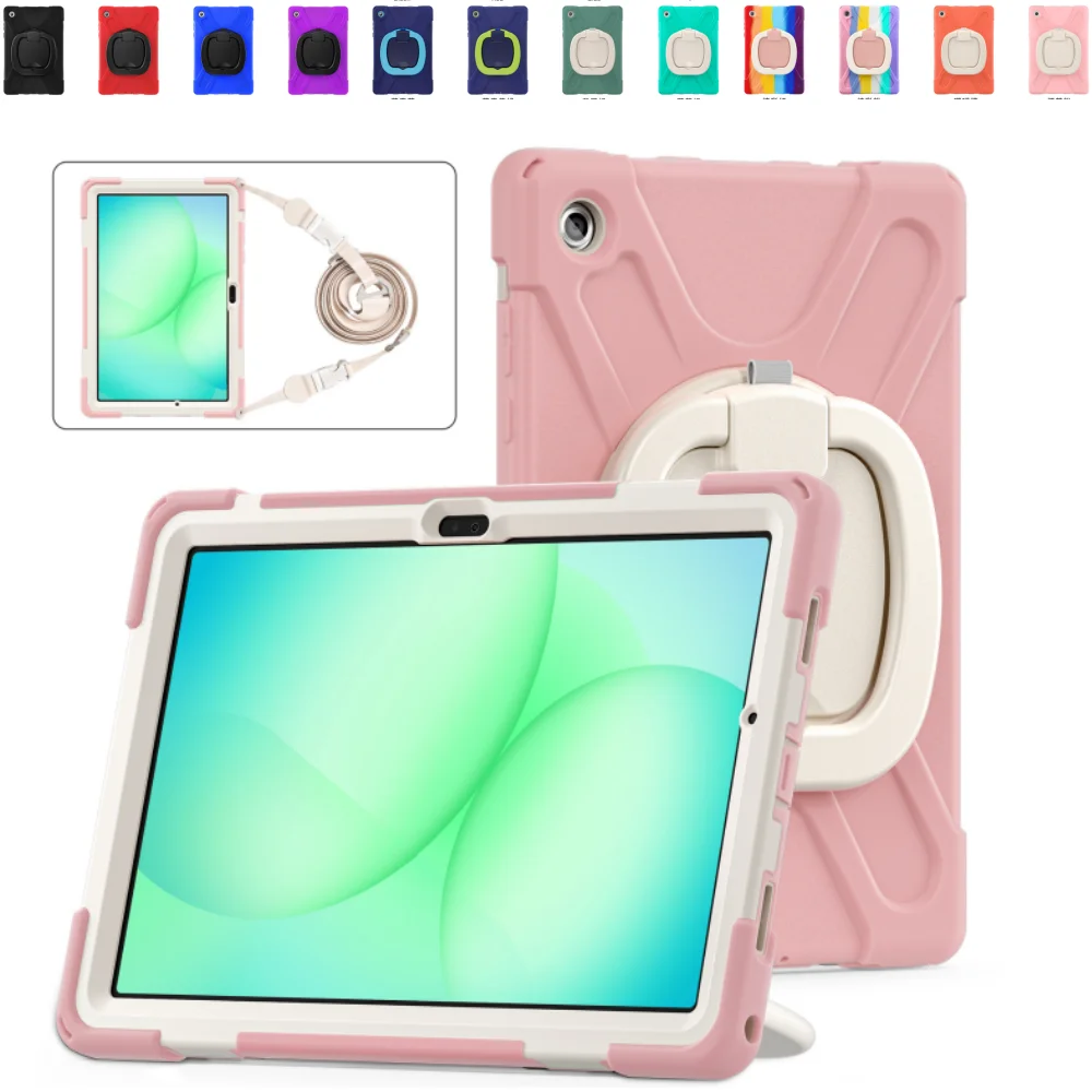 

Heavy Duty Protective Case for Samsung Galaxy Tab A11 Plus 11 inch SM-X230 SM-X236 2025 A11+ 11" Tablet Cover with Straps