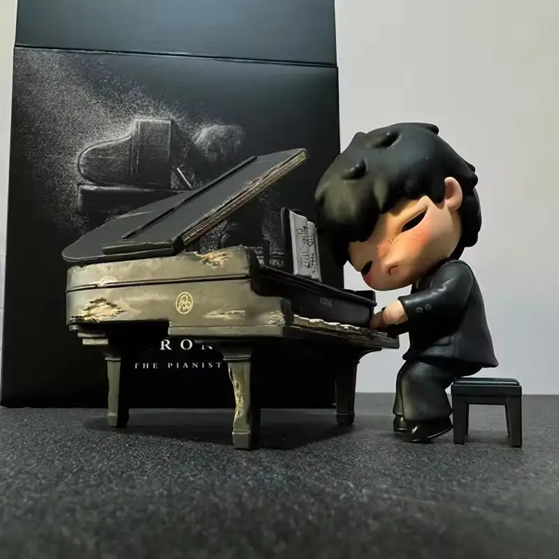 Original Popmart Hirono Piano Master Handheld Hang Card 100