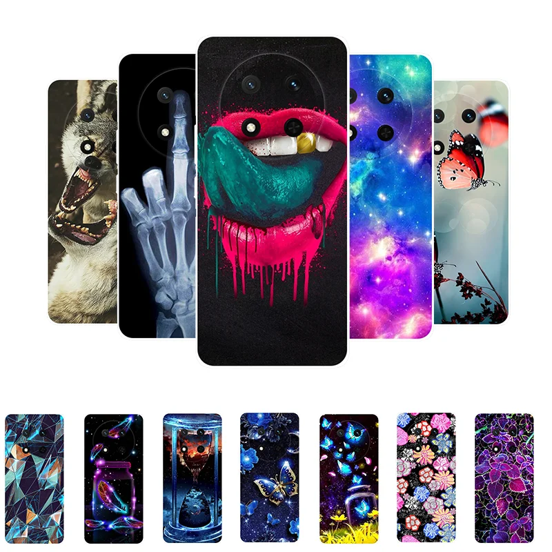 For Honor X9C Case X 9C Bumper Soft TPU Cartoon Silicone Back Cover for Honor X9C 5G Phone Case HonorX9C Coque Fundas