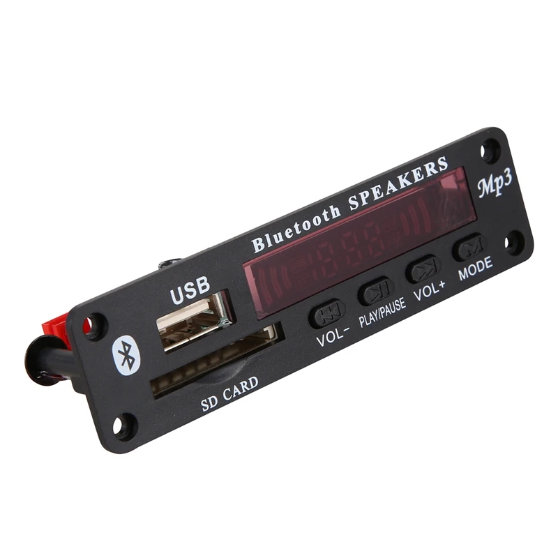 4X Dc 5V/12V Bluetooth 5.0 Audio Decoder Board Audio Module USB Aux SD Fm Radio Lossless