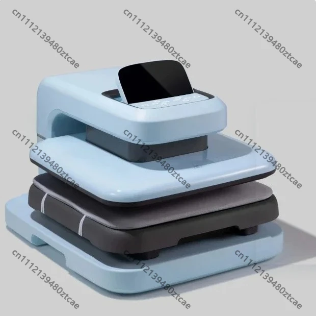 Fully Automatic Heat Press, Mini T-shirt Transfer Machine, DIY Heat Transfer Tool, Garment Printing Equipment