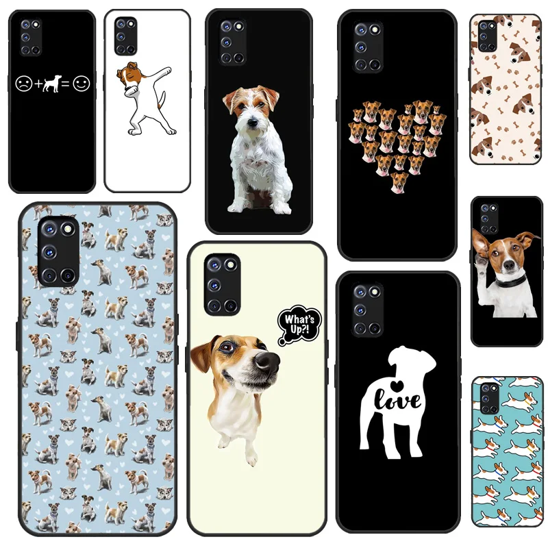 Jack Russell Terrier Dog Funny For OPPO A5 A9 2020 A31 A53 A52 A72 Reno 2 Z Find X3 Pro A3S A91 A93 A15 A1K Phone Case