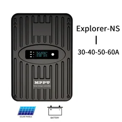 Self Cooling WiFi Bluetooth Mobile APP MPPT Solar Charge Controller 30A 40A 50A 60A Support All Battery Charging Regulator