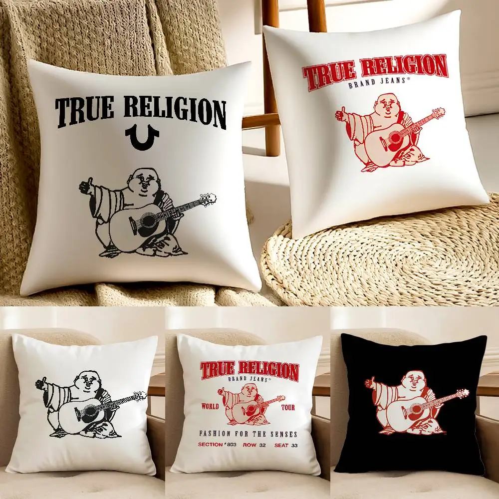 Funda de almohada T-True R-Religion Anti-polvoácaros Sofá cama con cremallera invisible