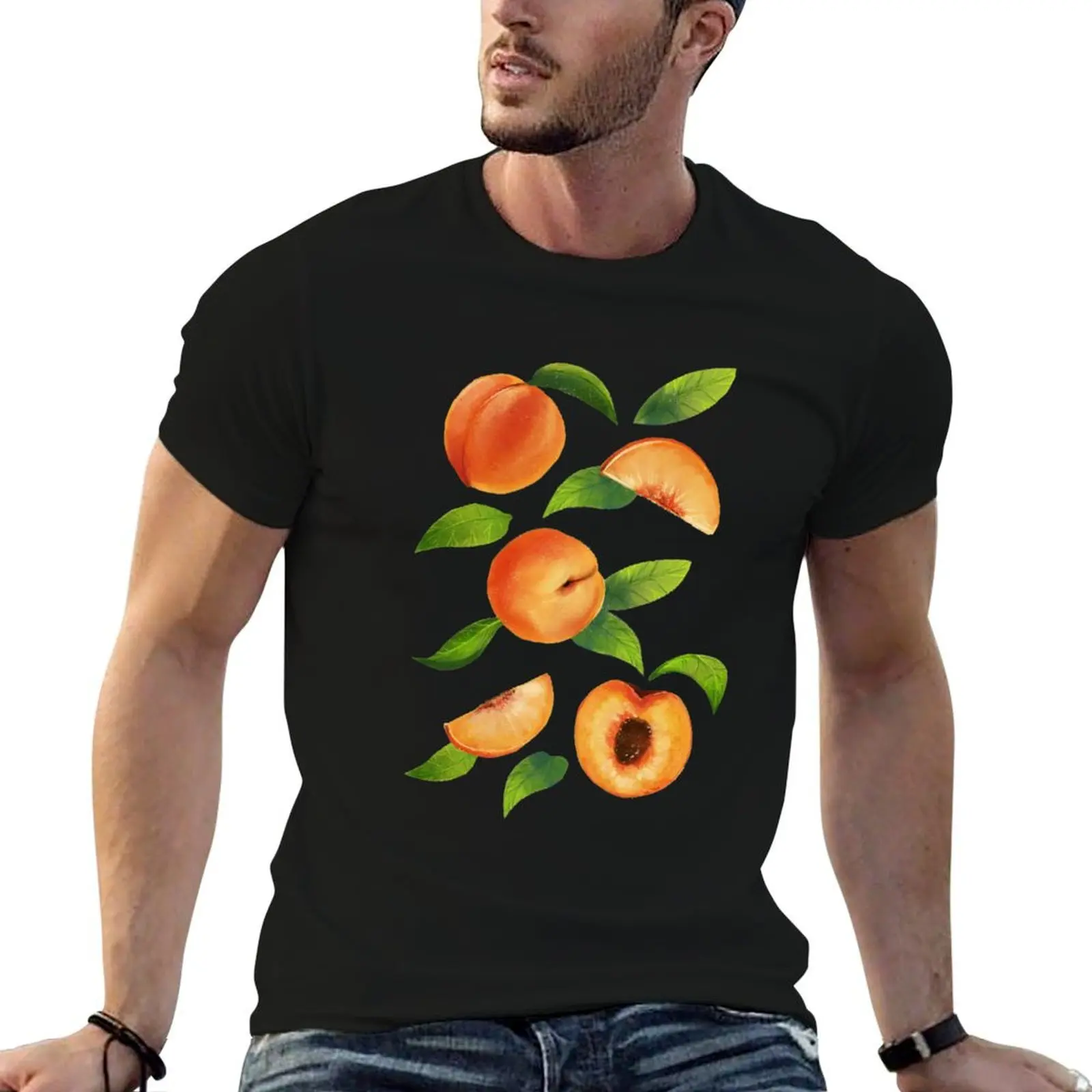 

Peachy Peaches T-Shirt plain anime figures mens champion t shirts