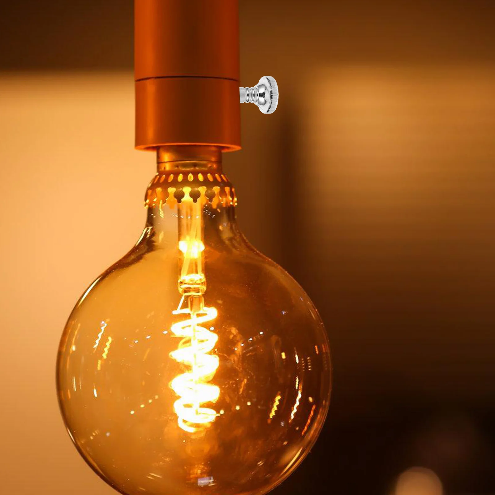 

10Pcs Lamp Knob Screw on Durable Iron Decorative Cap Enhance Lighting Fixtures Versatile Use Home Office Shopping Malls