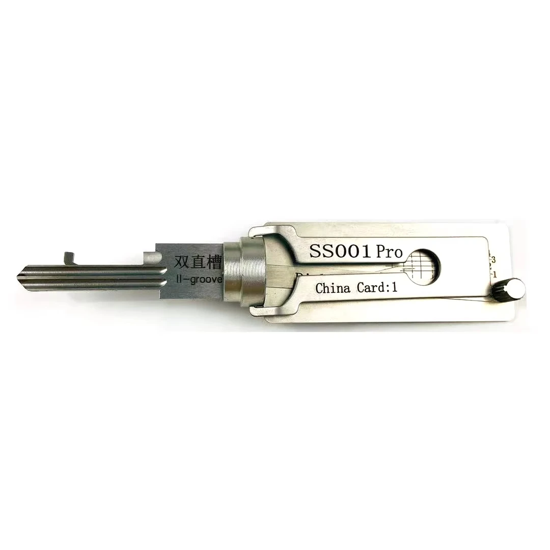 SS001 SS002 SS003 2-in-1 precisie haak- en plukset voor sloten, deurontgrendelingsset, slotenmakersgereedschap