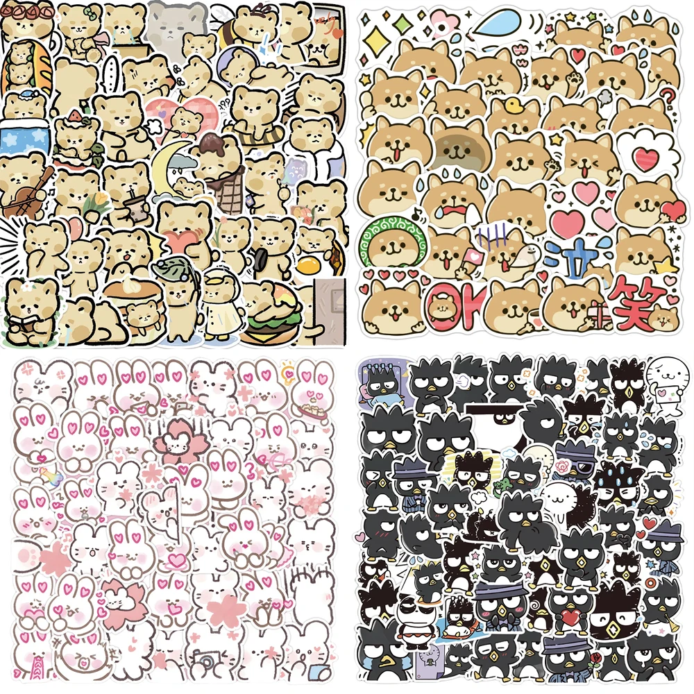 10/30/50PCS Cute Cartoon Graffiti Personality Creative Sticker Collection DIY  Notebook Suitcase  Refrigerator Sticker Wholesale