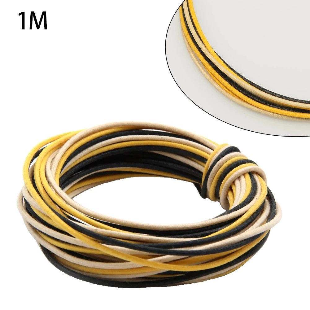 1M Guitar Cable Pre-tinned Guitar Wire Customization Cable With Hot Ground Connections For Electric Bass Guitar Wiring Soldering