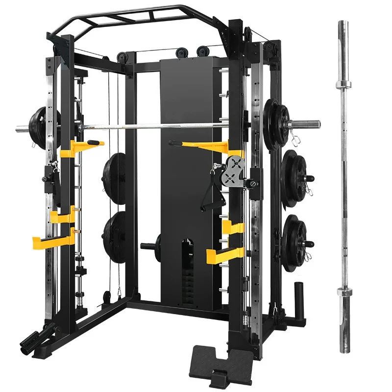 Source Factory Smith Gantry Squat Rack Spot Wholesale Combo Comprehensive Trainer Factory Smith Gantry Rack