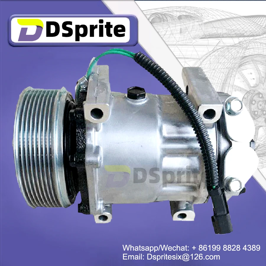 

7232/42840 SD7H15 8202 8203 32008562 320/08562 air conditioning ac compressor for JCB