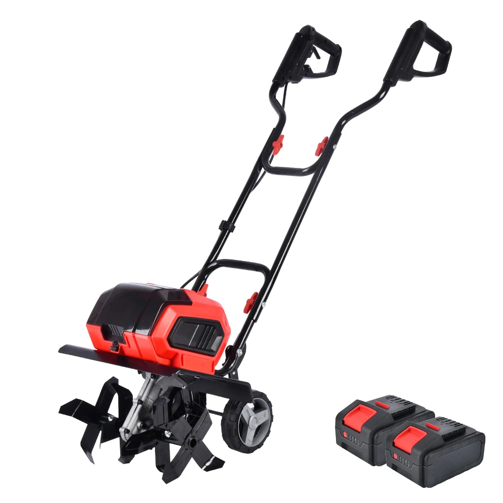 Vertak Mini Power Tiller เครื่องขนาดเล็ก Cultivator 40V Mini Tiller Planter 650W ไร้สาย Garden Tiller