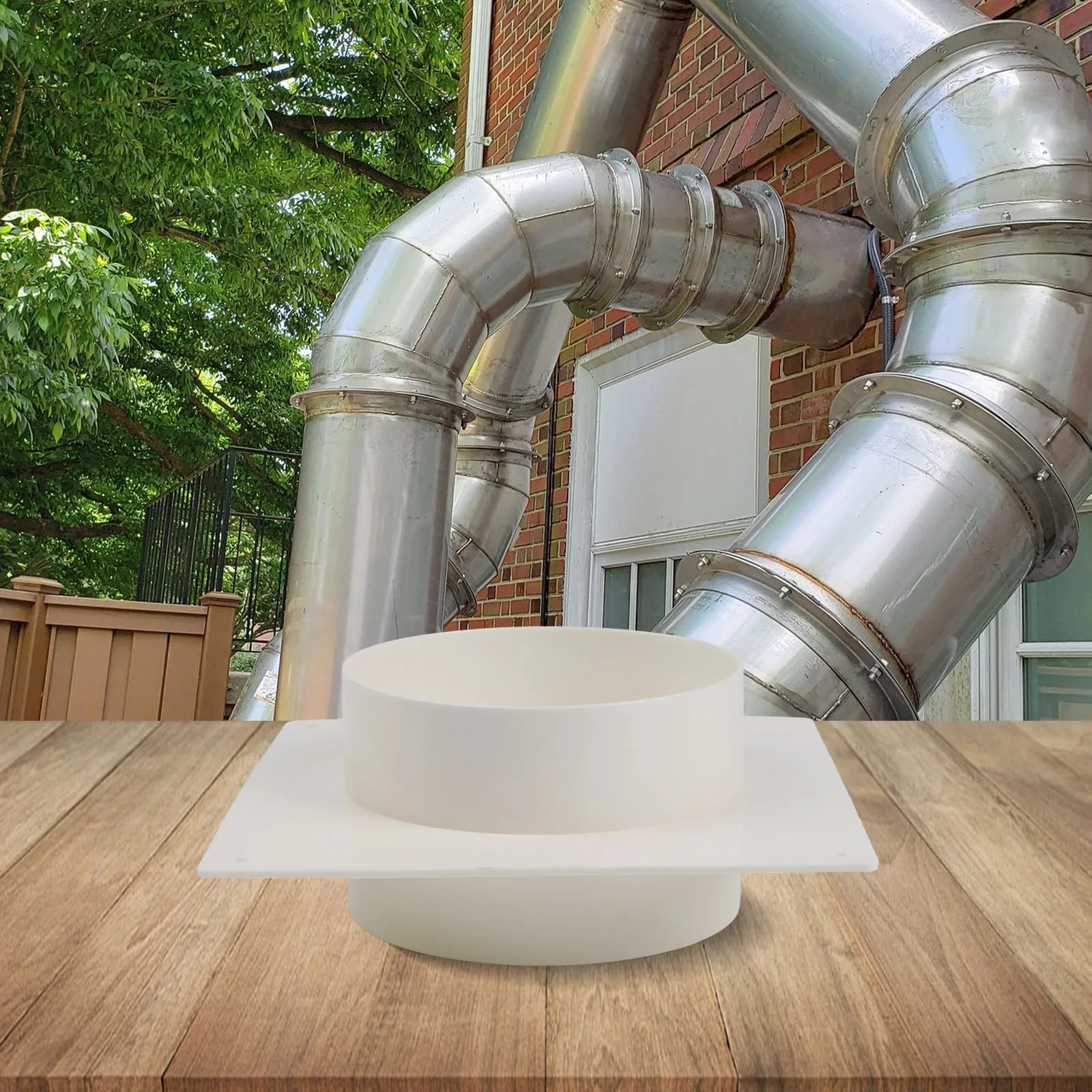 Cold Air Blocker Backflow Preventer For Home Use Convenient DIY Installation Long-Term Stable Operation For Air Conditioning