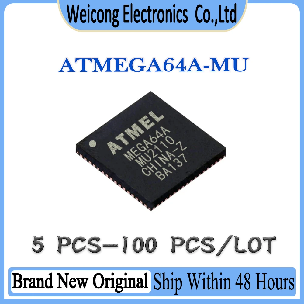 ATMEGA ATMEGA64 ATMEGA64A ATMEGA64A-MU New Original IC MCU Chip QFN-64