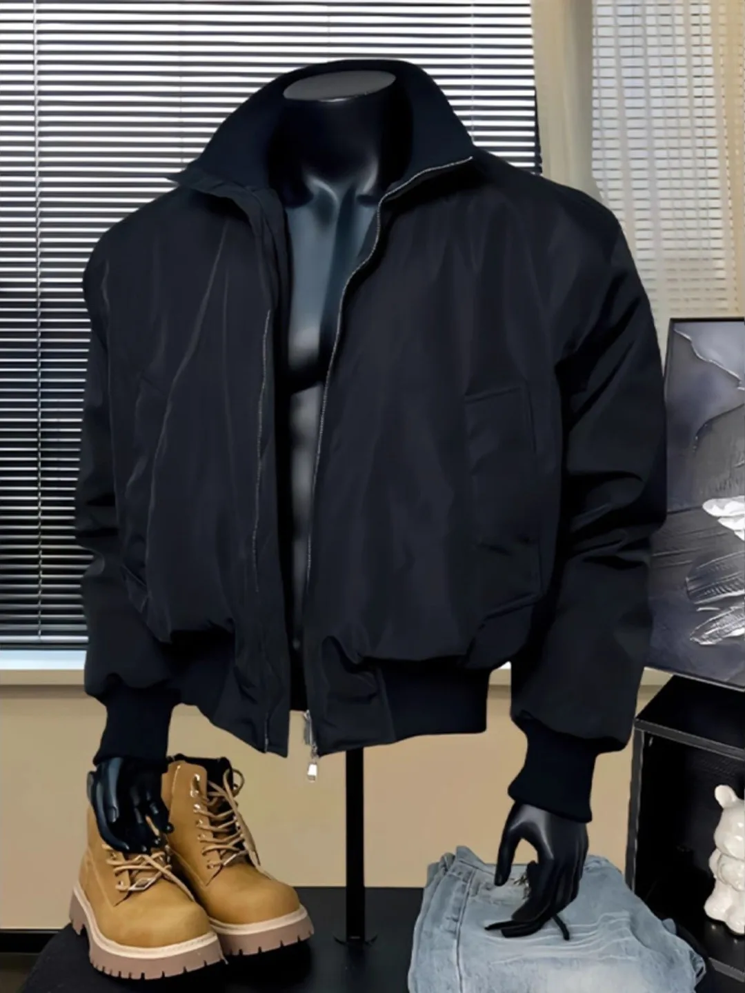 

Мужская ветрозащитная куртка Bla Tee-Proof Flight Jaet с американским воротником, бейсбольная, осенняя, повседневная, молодежная