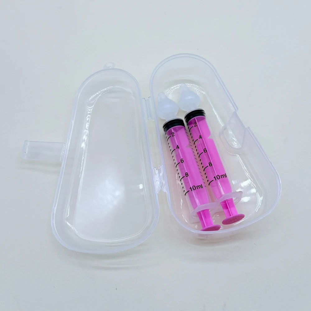 

Babi Nose Cleaner 2Pcs/box Rhinitis Nasal Washer Needle Tube Baby Nasal Aspirator Cleaner Syringe Baby Nose Washing for Children