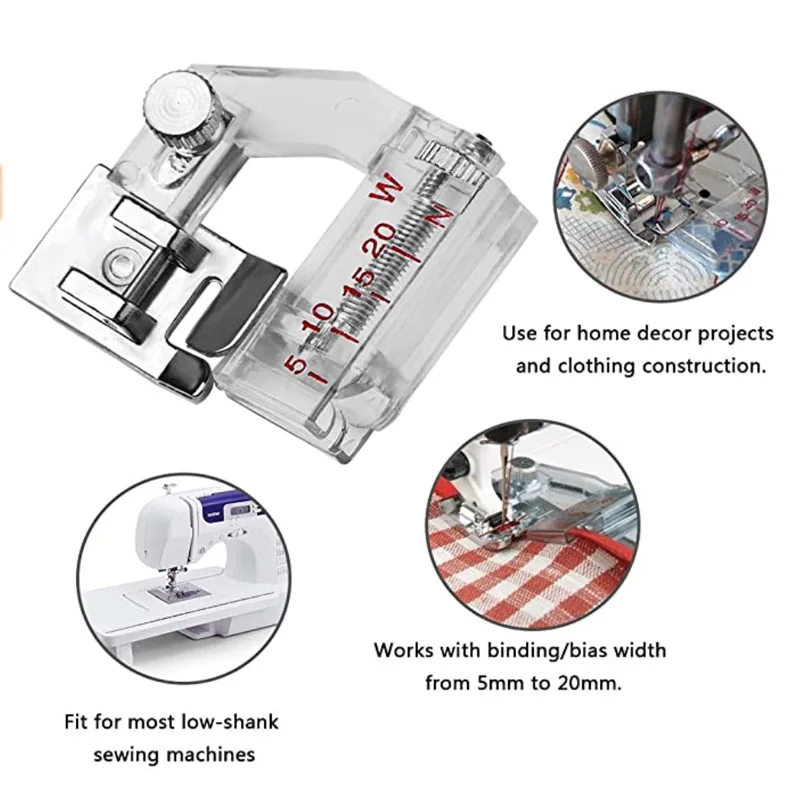 Low Shank Shirring Gathering Presser Foot for Brother,Janome,Simplicity,Kenmore,Pfaff,Singer,Simplicity,Viking Sewing Machine view 5