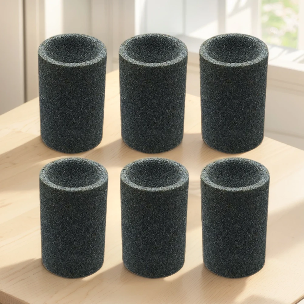 6Pcs Round Sharpeners Grinding Stone Point Sharpener for Sharpening Steel Tip and Removing Barbs