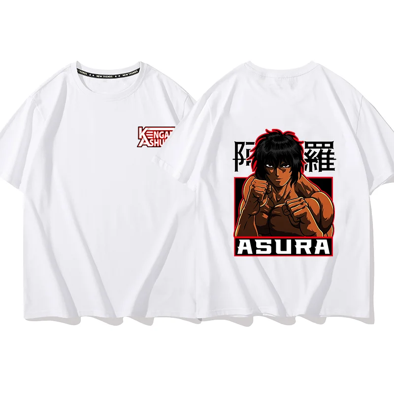 Kengan Ashura Asura Ohma T-shirt Couple student street sports casual T-shirt