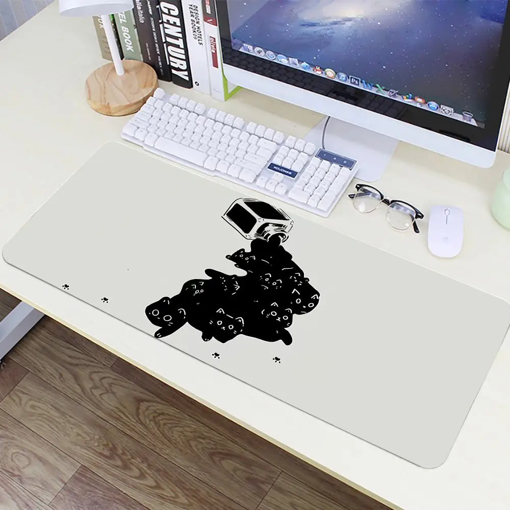 Coffee Mouse Pad   Desk Pad Laptop Pad Carpet Cute Cat Animated Extra Large Mouse Pad Corporate Laptop Gamer Computer Desk Gamin