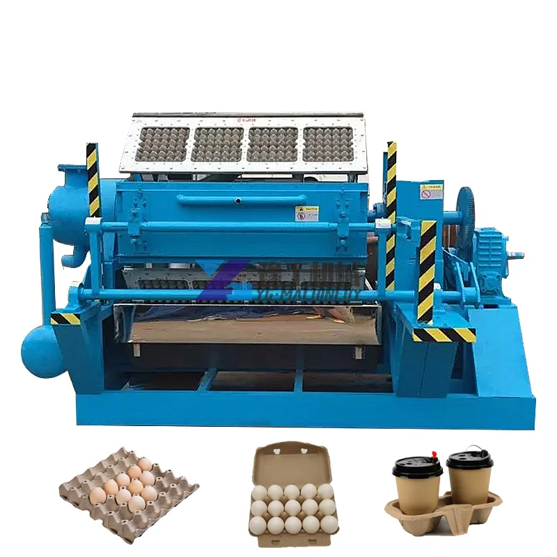 Waste Carton Paper Pulp Egg Tray Making Machine Egg Tray Production Machine Price Making Egg Tray