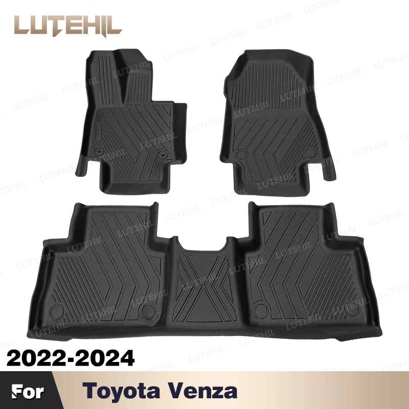 

Custom All-Weather TPE Floor Mat For Toyota Venza 2022 2023 2024 Carpet Cover Automotive Interior Protector Accessories