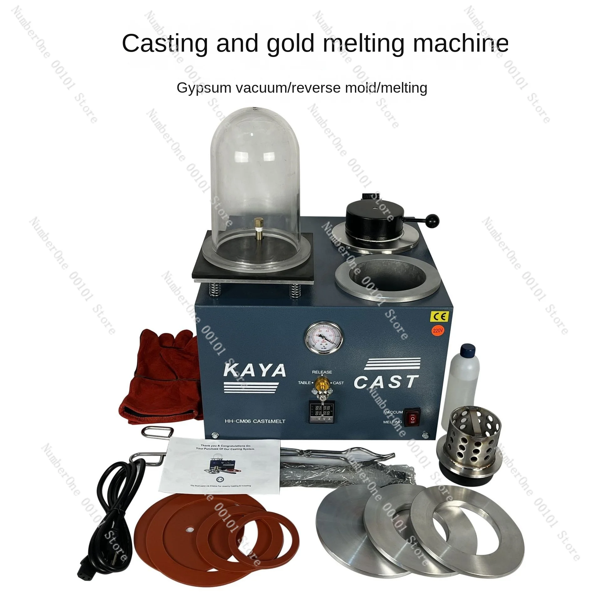 Conjoined Casting Molten Gold Integrated Machine Gypsum Reverse Mold Vacuum Suction Cable Machine