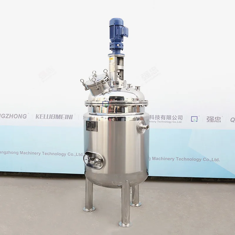 Mixer Tank with Jacket Electric Heating Stainless Steel Mixing Tank500L 1000L Stainless Steel Tank with Agitator Homogenizer