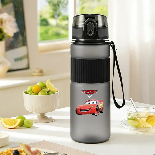 

Cars Lightning McQueen Water Bottle Kids Disney Movie Cup Boys Outdoor Sport 550ml Mug Travel Drinkware Cute Anime Birthday Gift