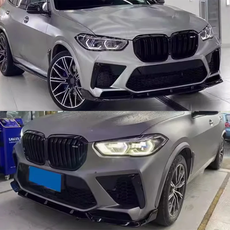

Front Bumper Spoiler Lip Lower Body Kit Diffuser Splitter ABS Tuning Guard Car Accessories For BMW F95 X5M 2020 2021 2022 2023