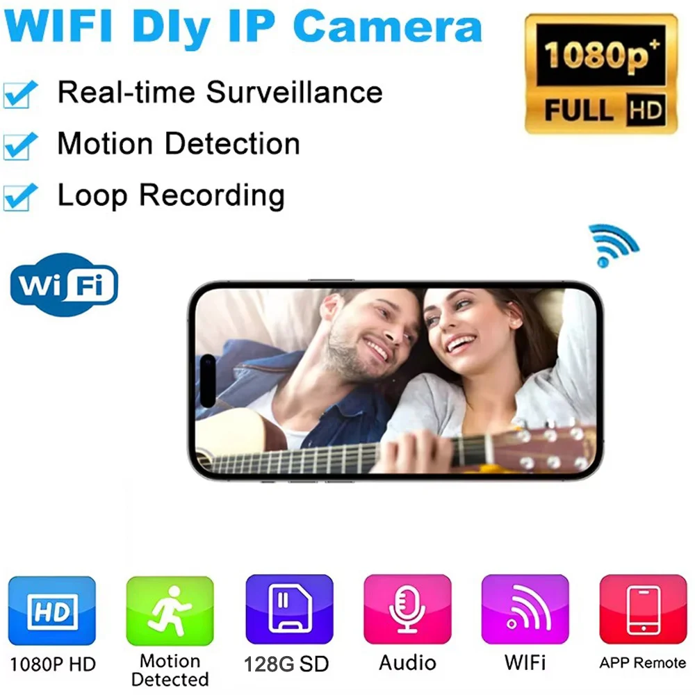 HD 1080P واي فاي كاميرا لتقوم بها بنفسك وحدة مربية كام واي فاي كام كشف الحركة إنذار وتسجيل دعم تطبيق الهاتف