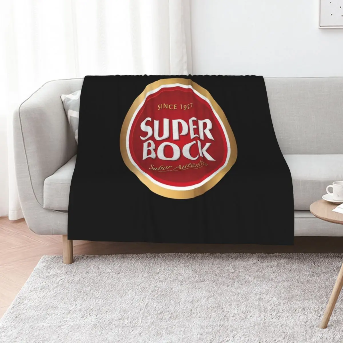 Super bock since logo Throw Blanket Sofa Plaid on the sofa Softest Soft Plaid Furrys halloween Blankets
