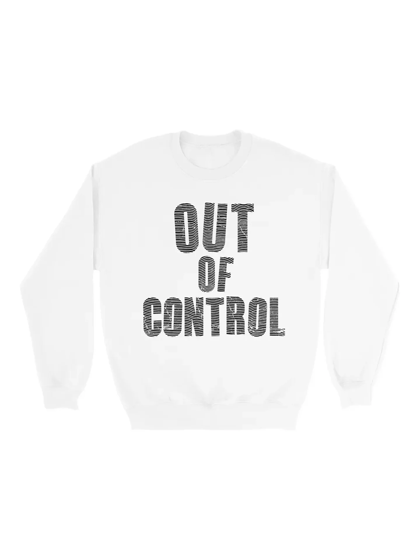 

out of Control Album Loose Fit round Ne Sweatirt ex Digital Direct Print Cotton Long Sve Hoodie Youth Faion