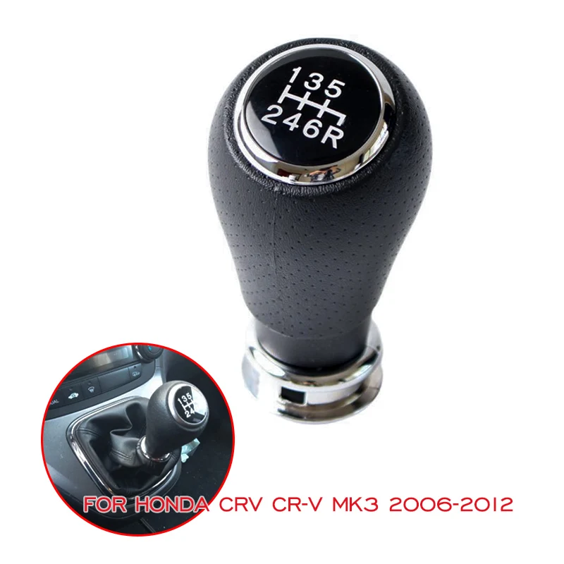 6-biegowa gałka dźwigni zmiany biegów do Hondy CRV CR-V MK3 2006 2007 2008 2009 2010 2011 2012 Dźwignia zmiany biegów Akcesoria samochodowe Headball