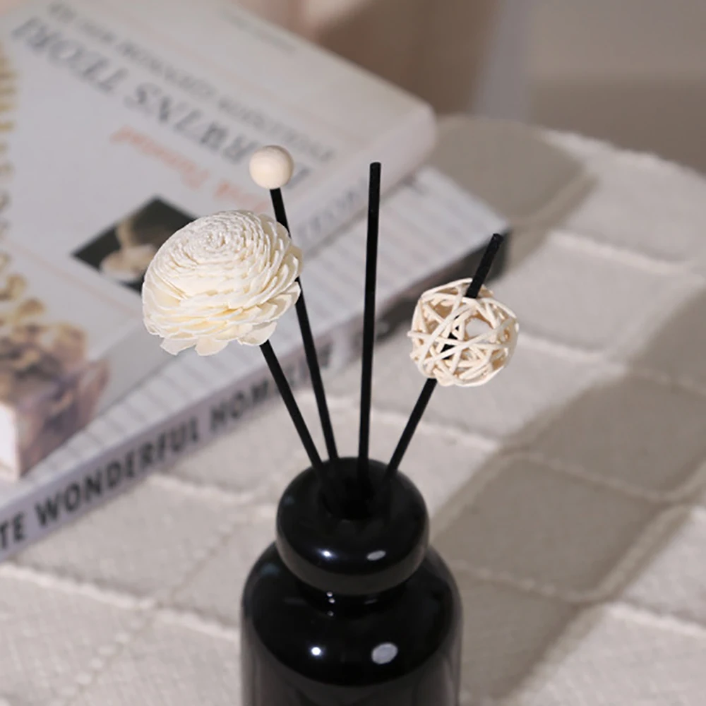 50/10pc Wood Essential Oil Perfume Diffuser Stick Rattan Reed Diffuser Supplies Birthday Party Home Office Decor DIY Accessories