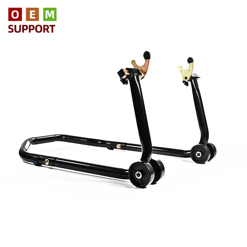 Universal Motorcycle Rear&Front Lift Stand Paddock Race Swingarm Spool Compatible for Racing Bikes