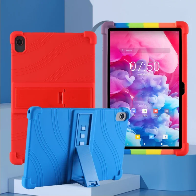 Funda de silicona a prueba de golpes para tableta Teclast T40 Plus/T40 Pro, funda segura con soporte