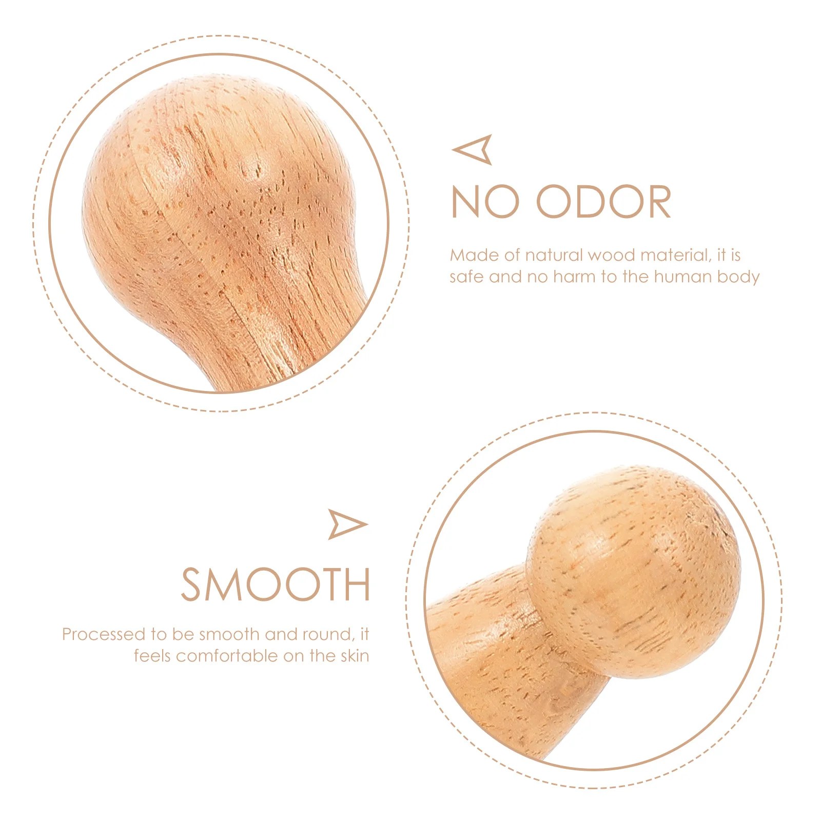 

Household Acupoint Massage Stick Wooden Professional Pelma Massager Portable Foot Massager Body Neck Shoulder Relief Accessory