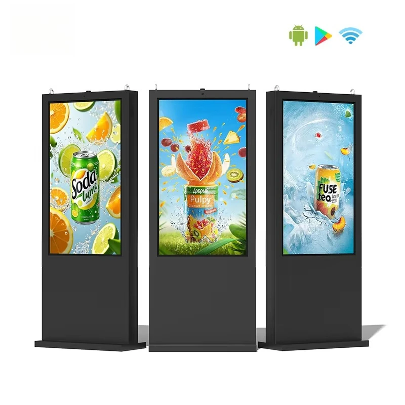 55 Inch Digital Signage Floor Standing Advertising Display Kiosk Shop